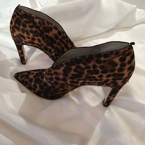 Boden Leopard Print Ankle Boots - Never Worn